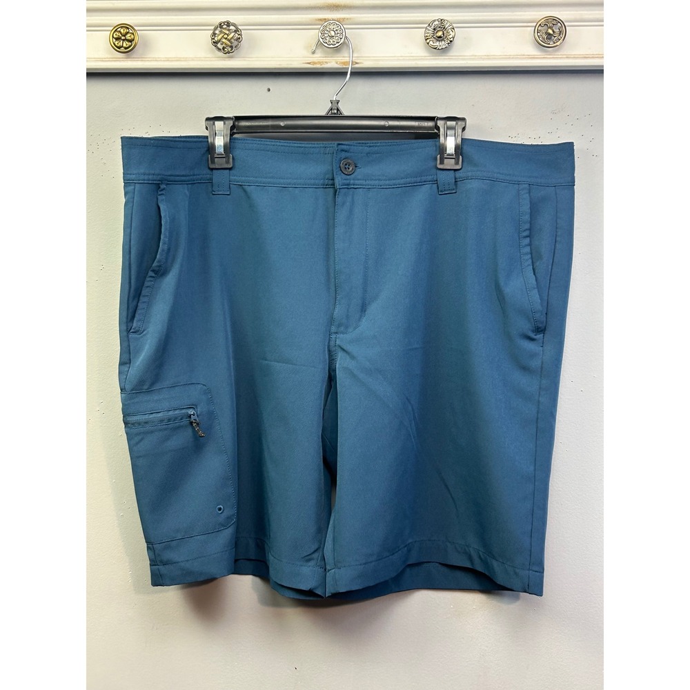 Magellan Outdoors Shorts Mens 40 Blue Fish Gear Water Repellent Stretch‎ Fishing